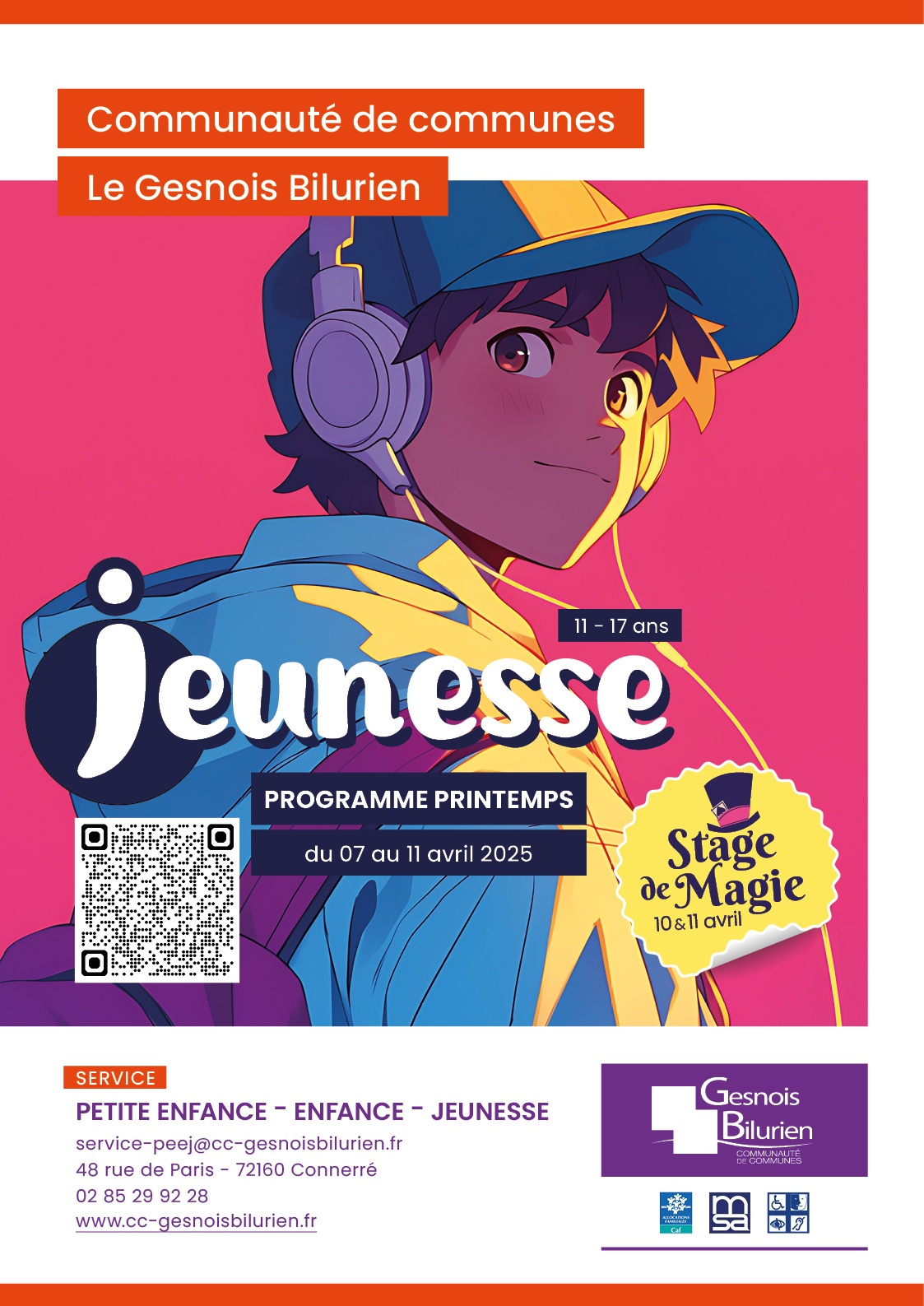 2025-04 Jeunesse Printemps 2025 - Affiche